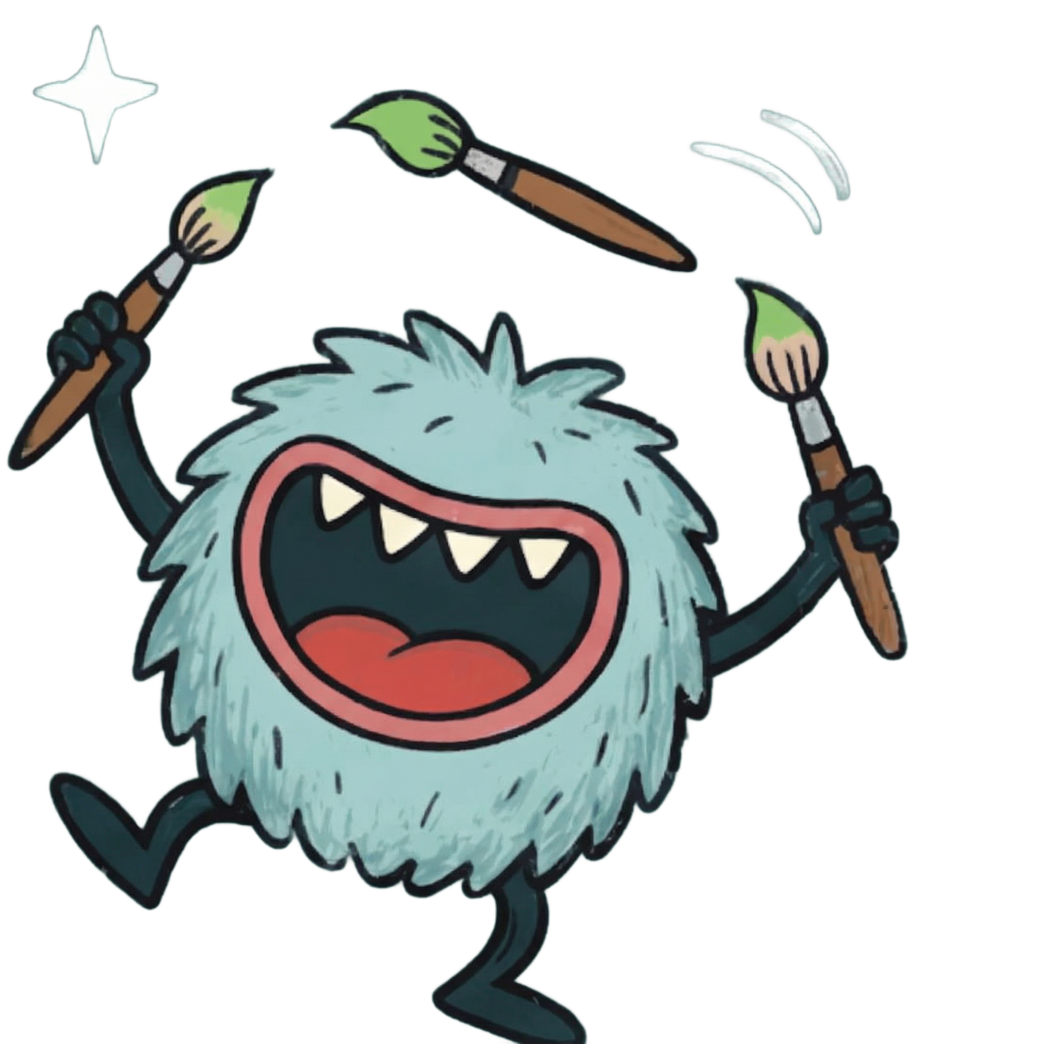 Meepo Mascot floating